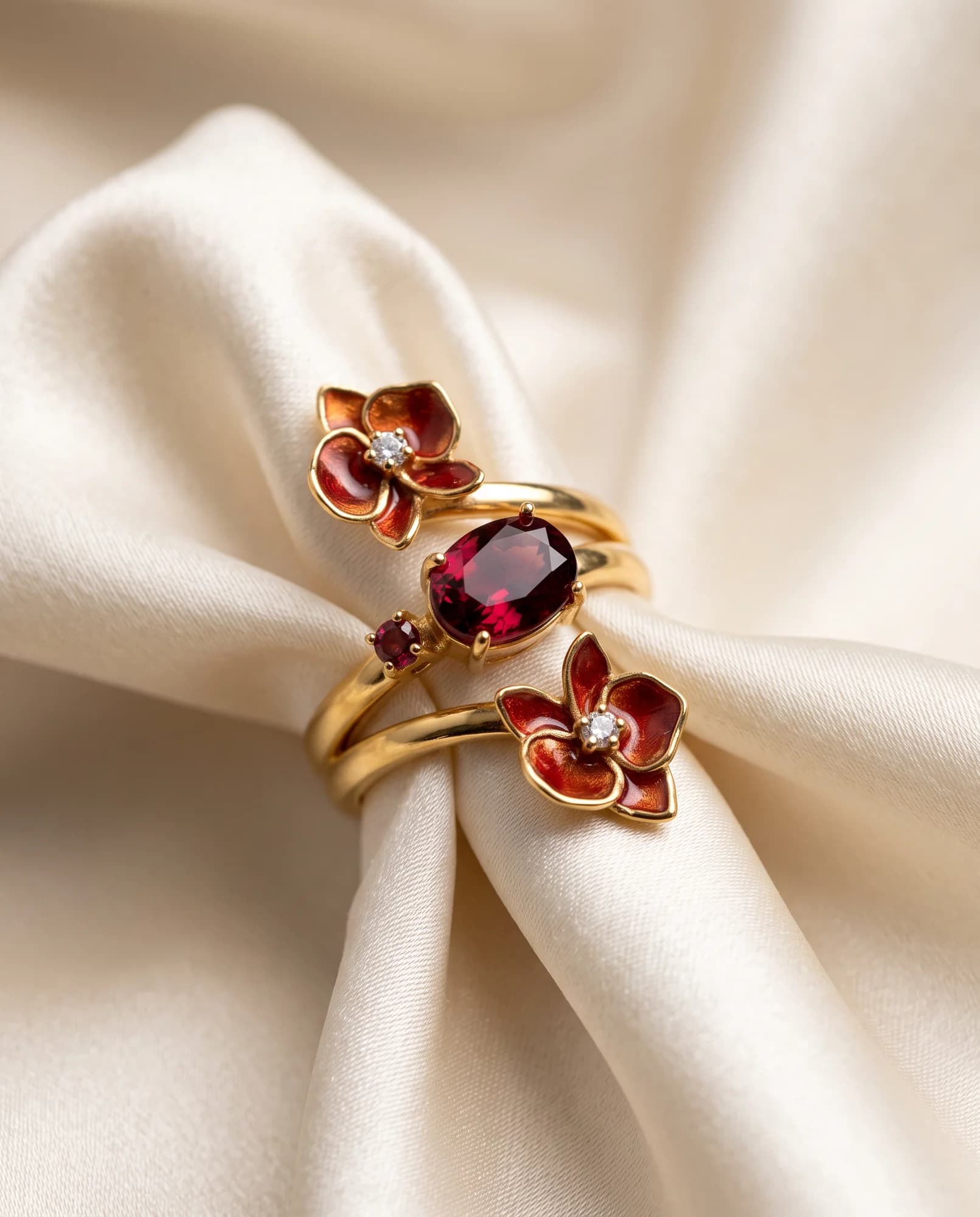 Anillo Orquídea, Rosa