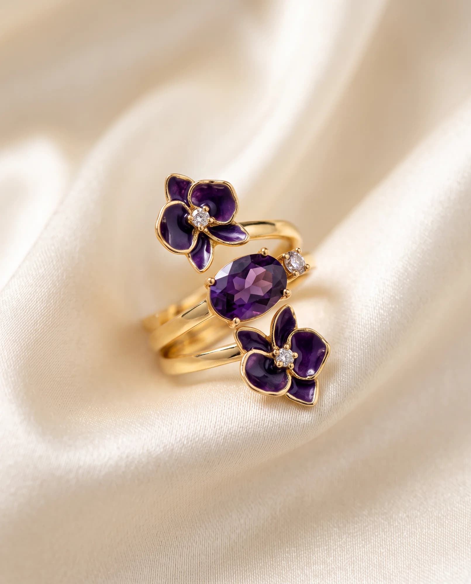 Anillo Orquídea, Violeta