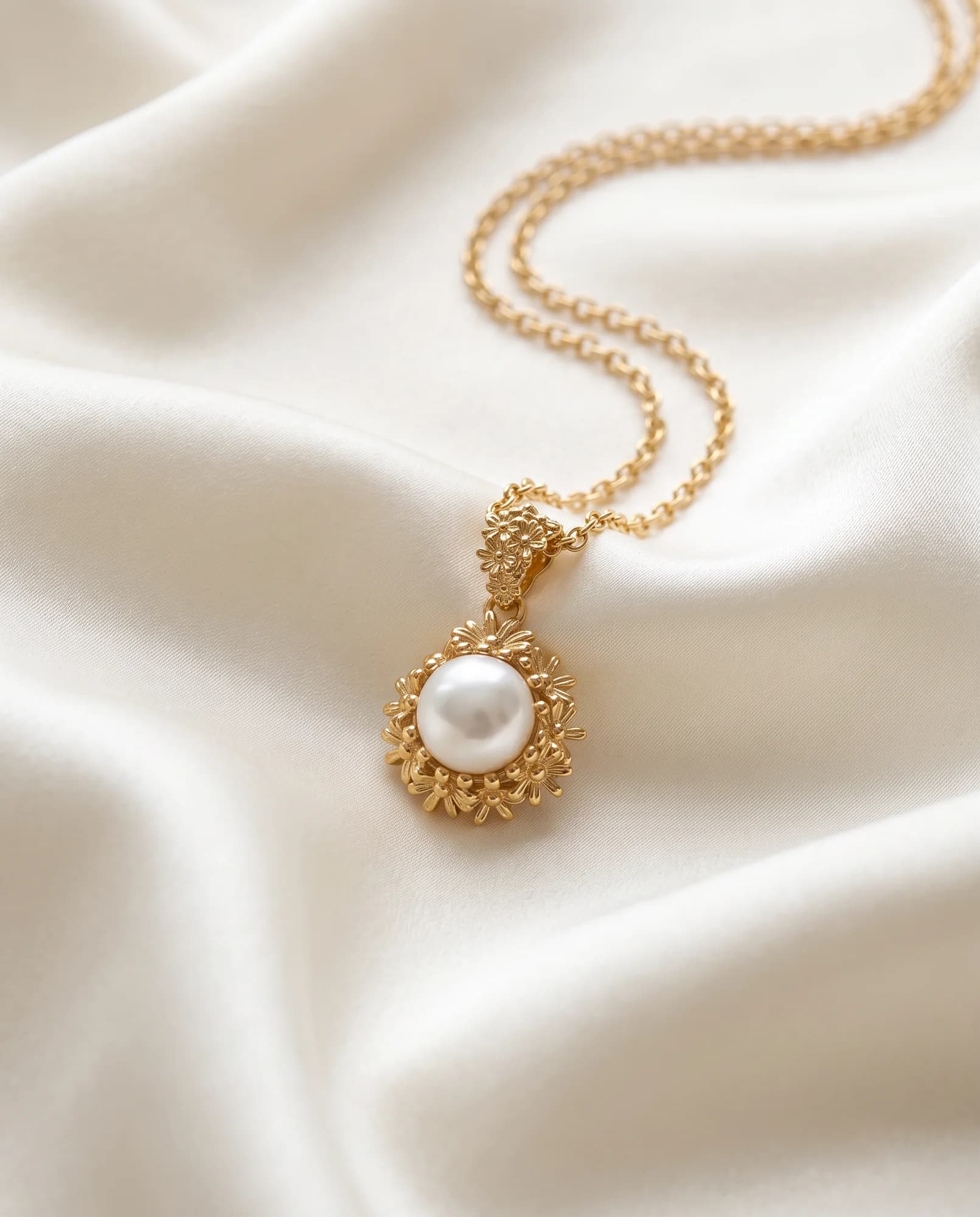 Collar Margarita Mini, Oro amarillo
