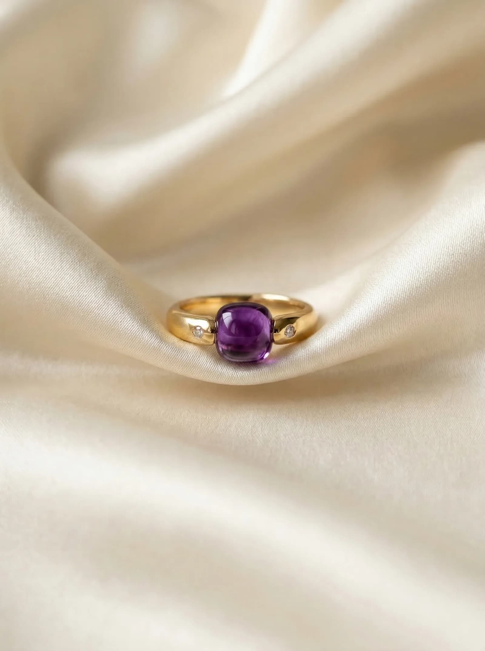 Anillo Gemma - Amatista violeta