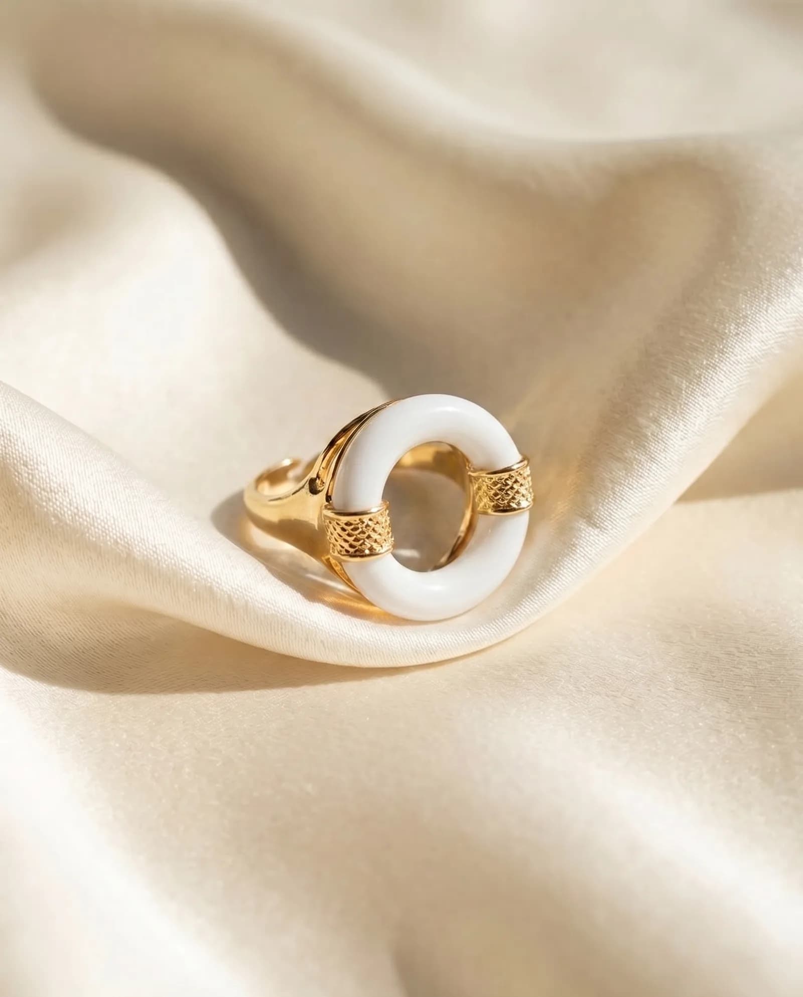 Anillo Órbita - Piedra blanca