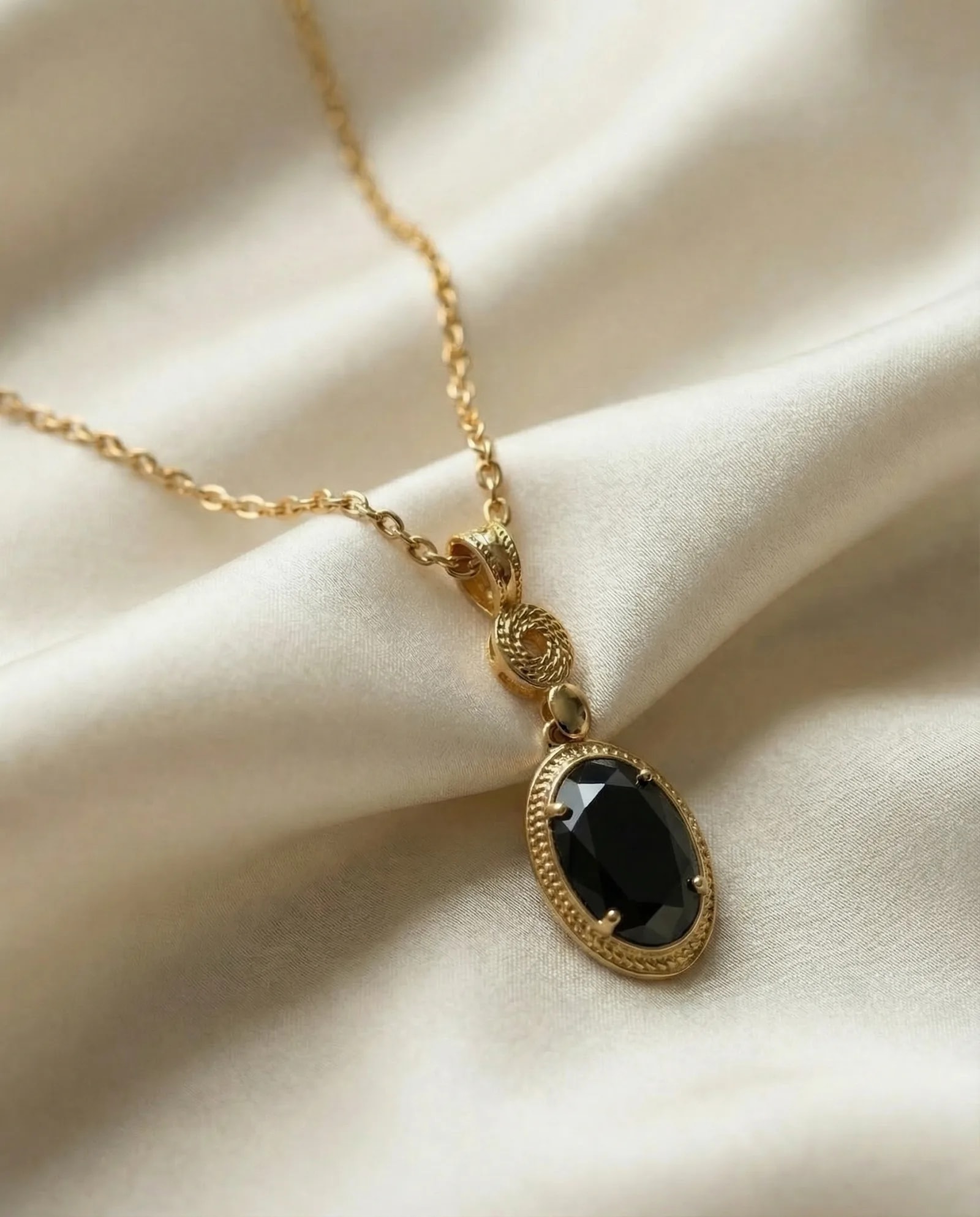 Collar Etruria - Ónix negro, Colección Etruria · vista 1