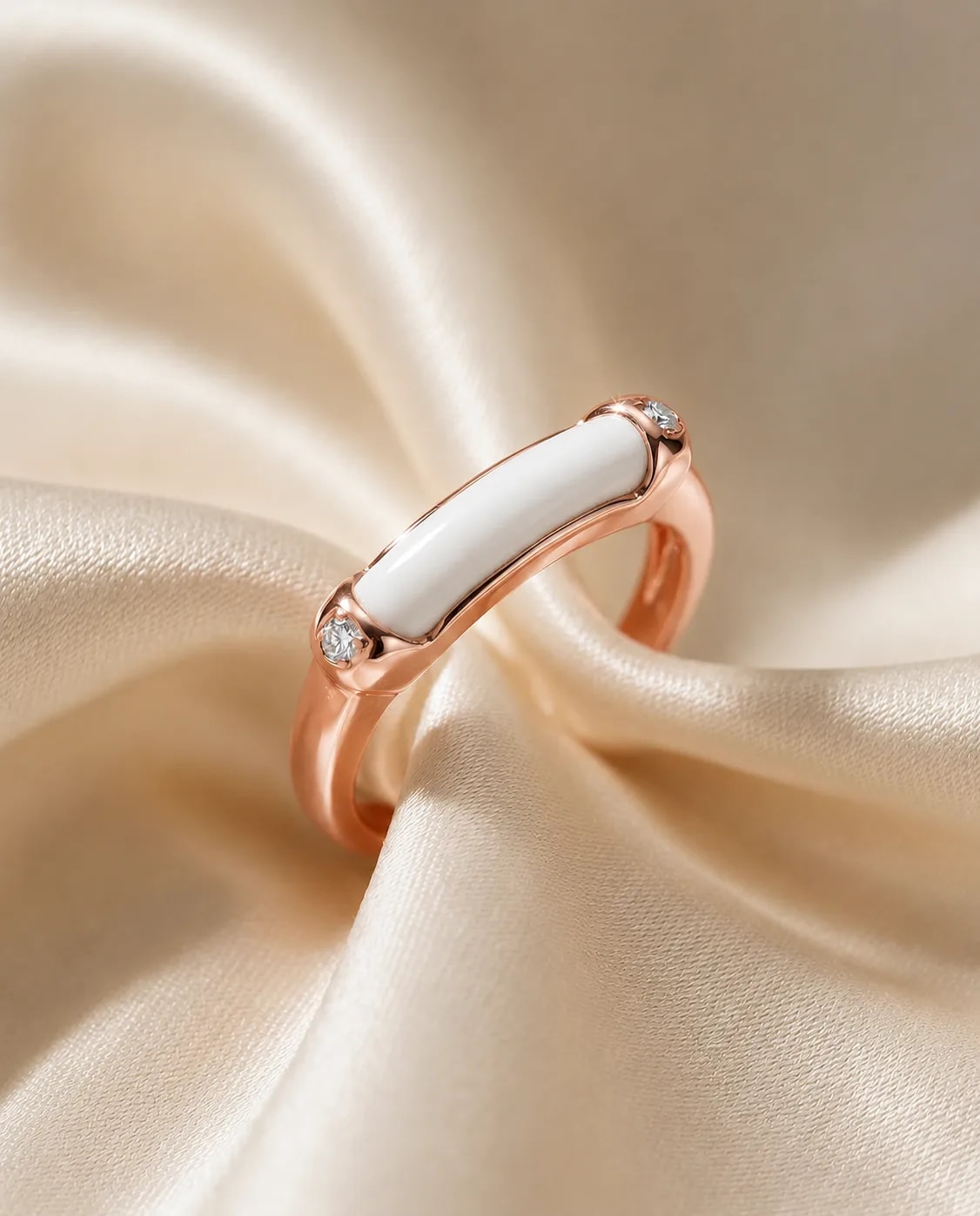 Anillo Puente Fino - Piedra lisa, Colección Puente Fino · vista 4