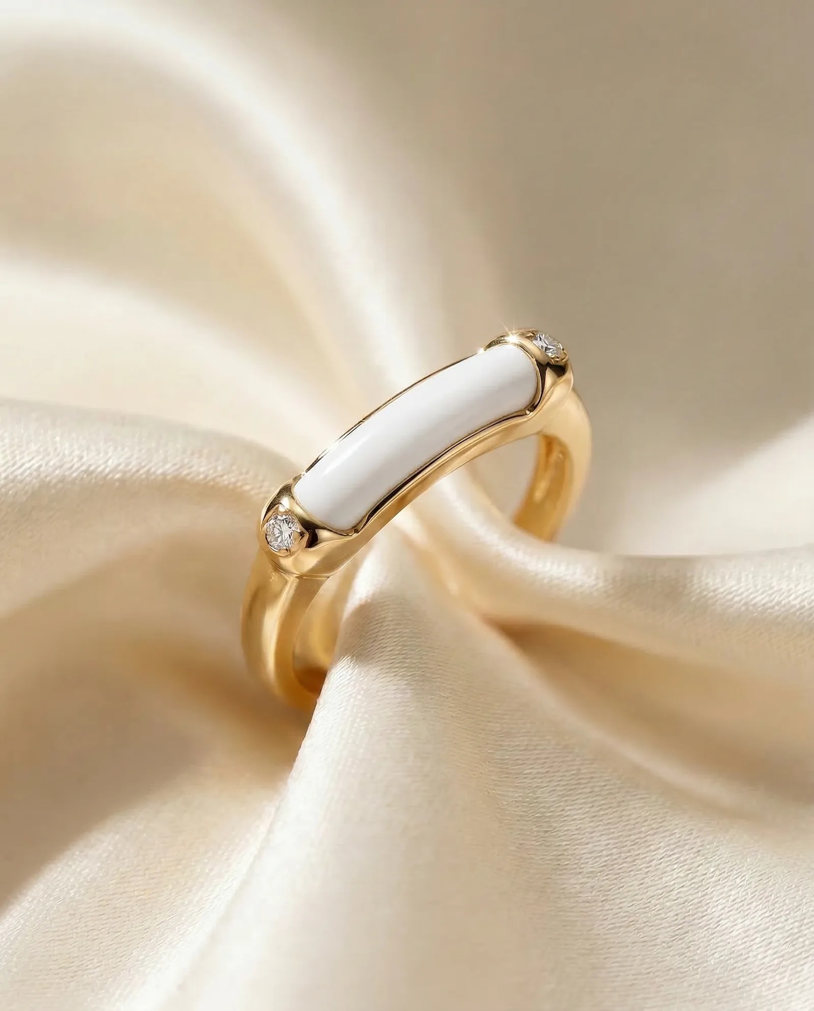Anillo Puente Fino - Piedra lisa, Colección Puente Fino · vista 3