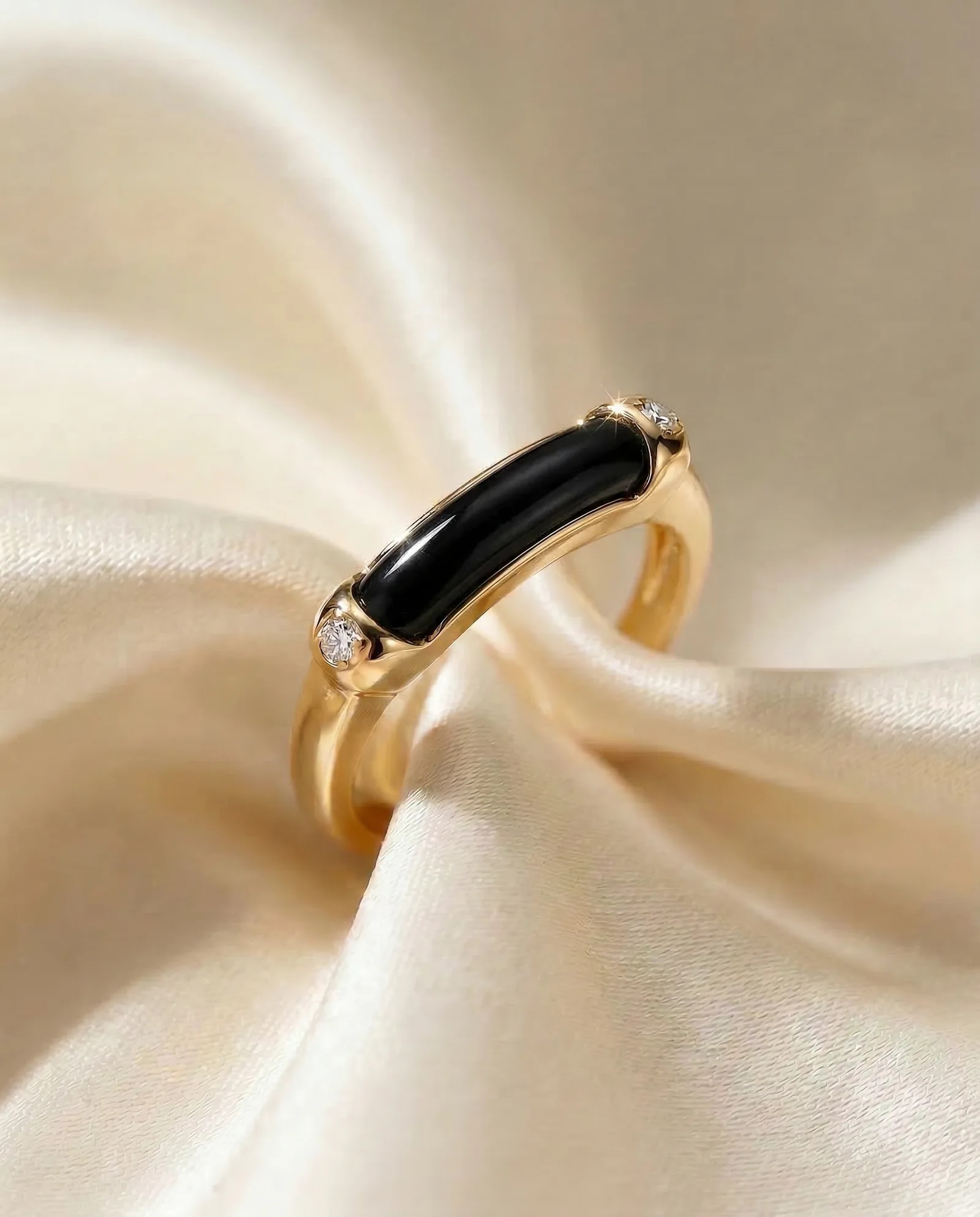 Anillo Puente Fino - Piedra lisa, Colección Puente Fino · vista 1