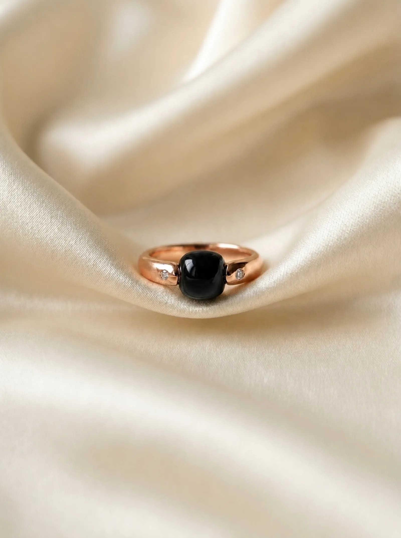 Anillo Gemma - Ónix negro, Colección Gemma · vista 1