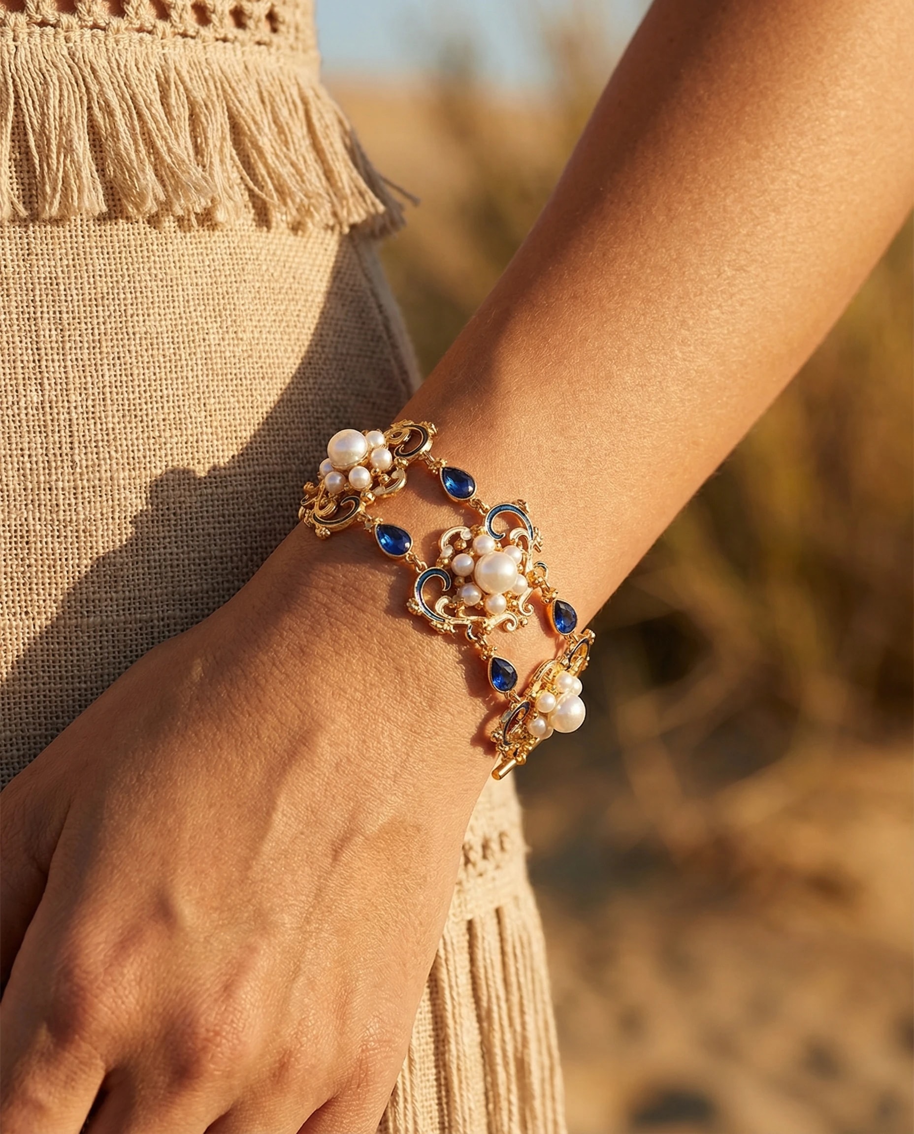 Pulsera Imperial - Azul, Colección Imperia · vista 3