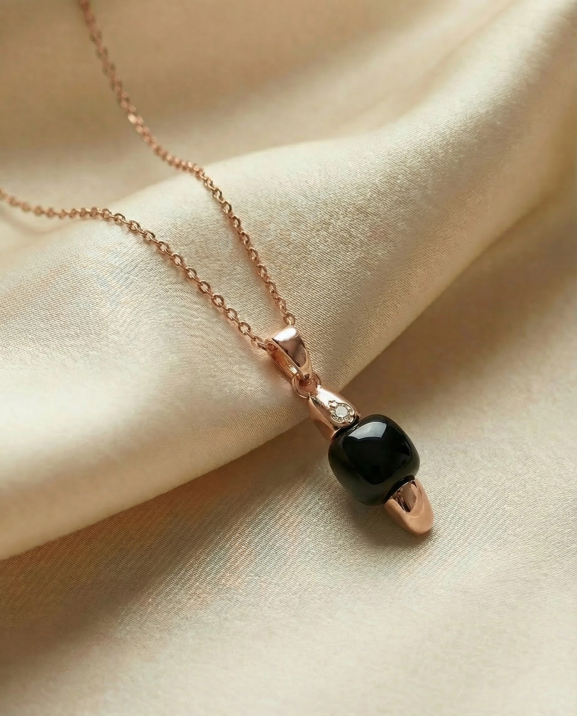Collar Gemma - Ónix negro, Colección Gemma · vista 2