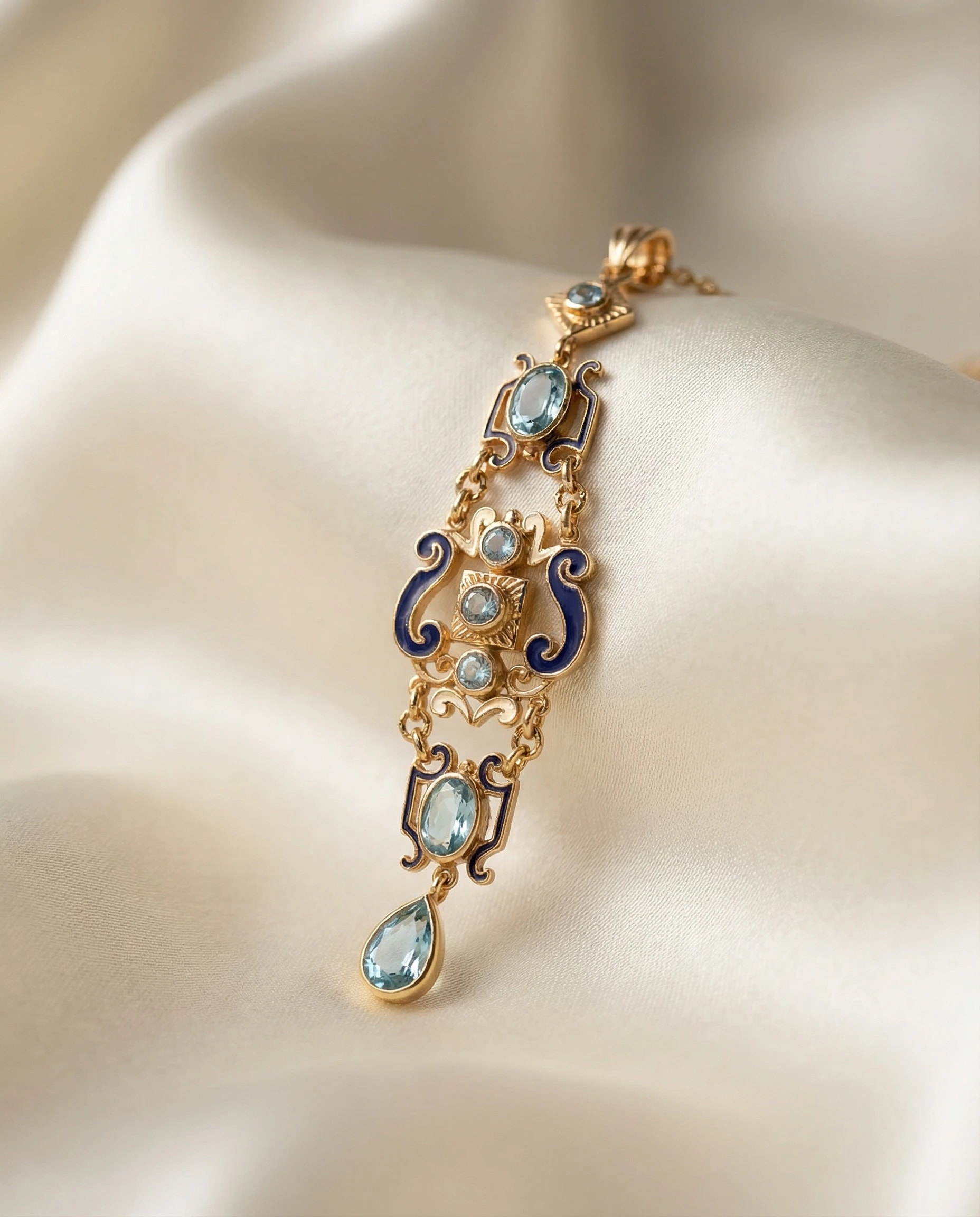 Collar Clásico Azul, Colección Imperia · vista 1