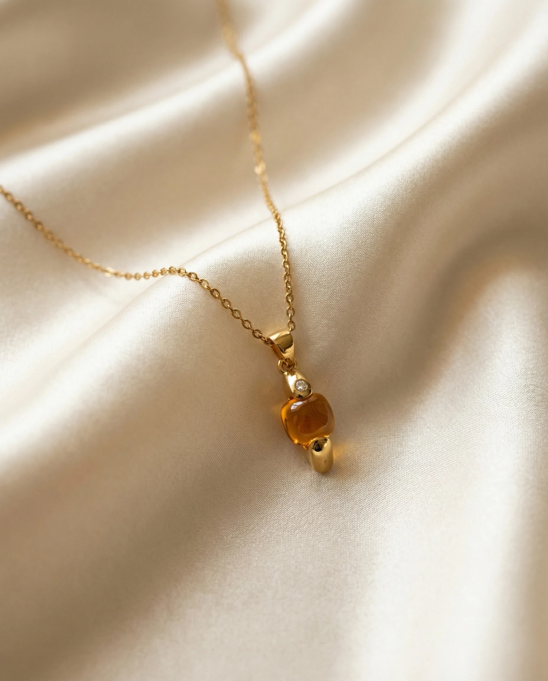 Collar Gemma - Naranja, Colección Gemma · vista 2