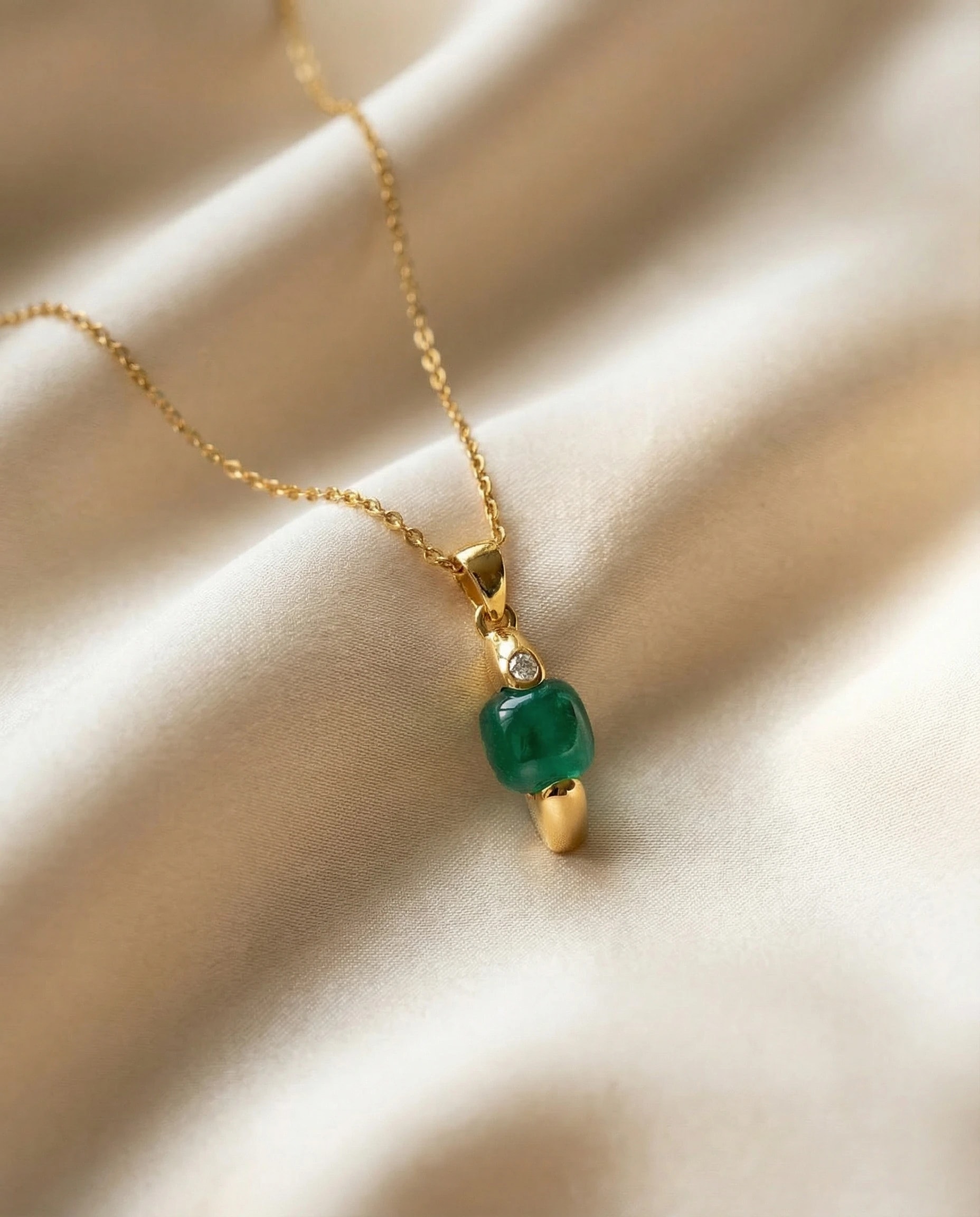 Collar Gemma - Verde, Colección Gemma · vista 1