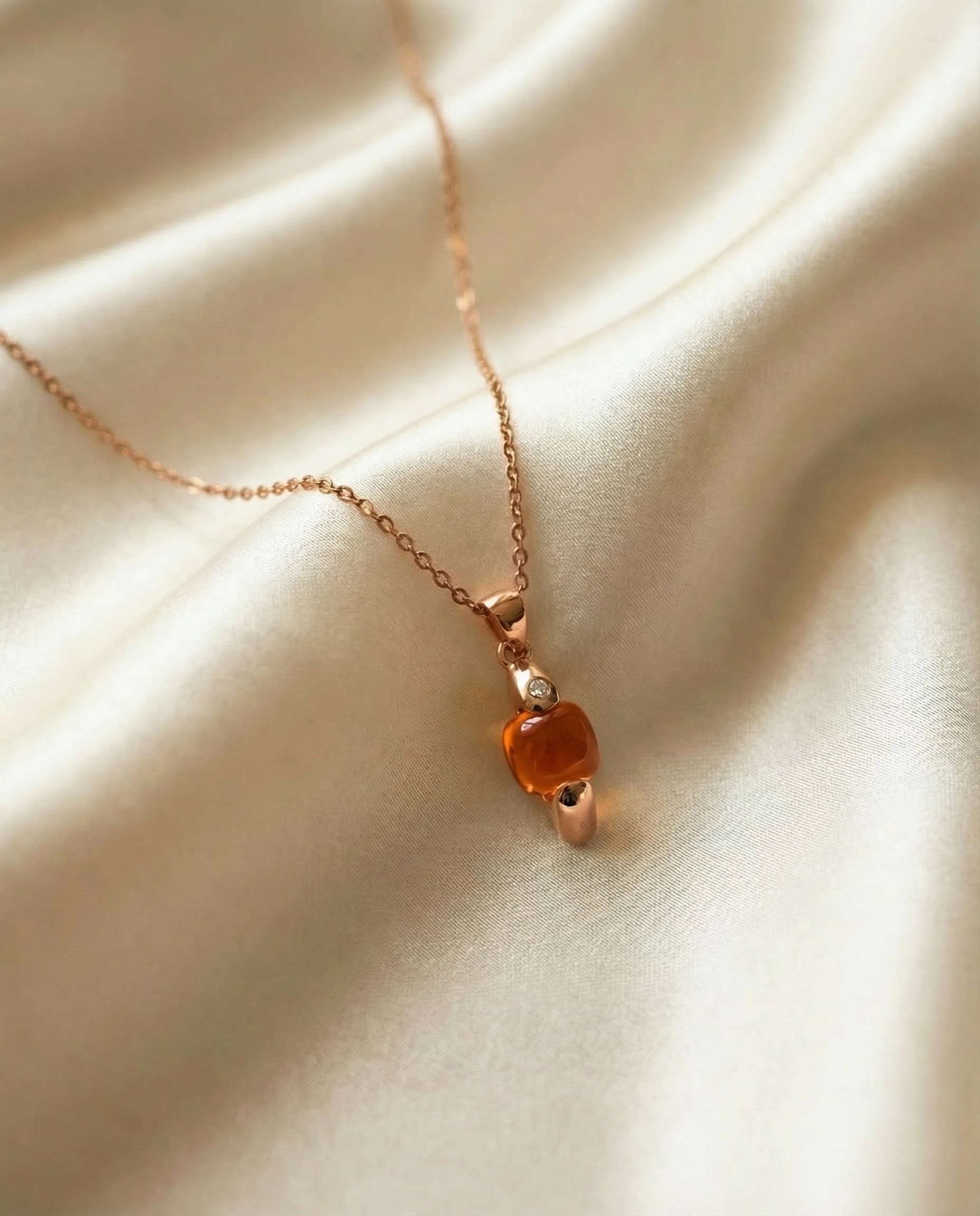 Collar Gemma - Naranja, Colección Gemma · vista 1