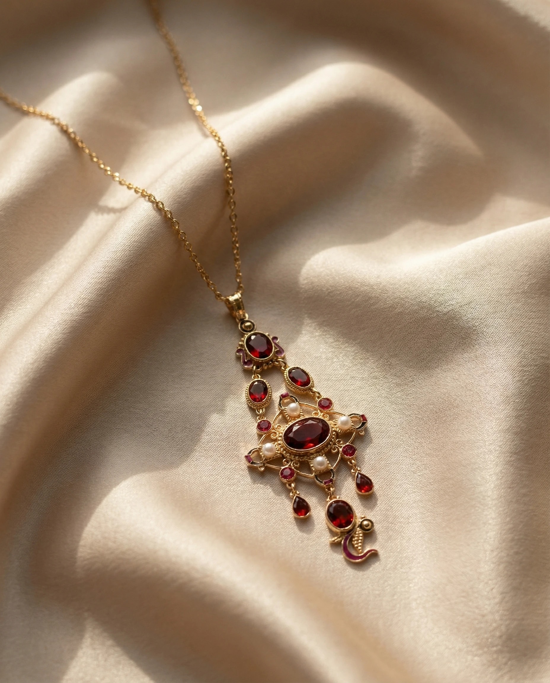 Collar Imperial - Rojo, Colección Imperia · vista 1