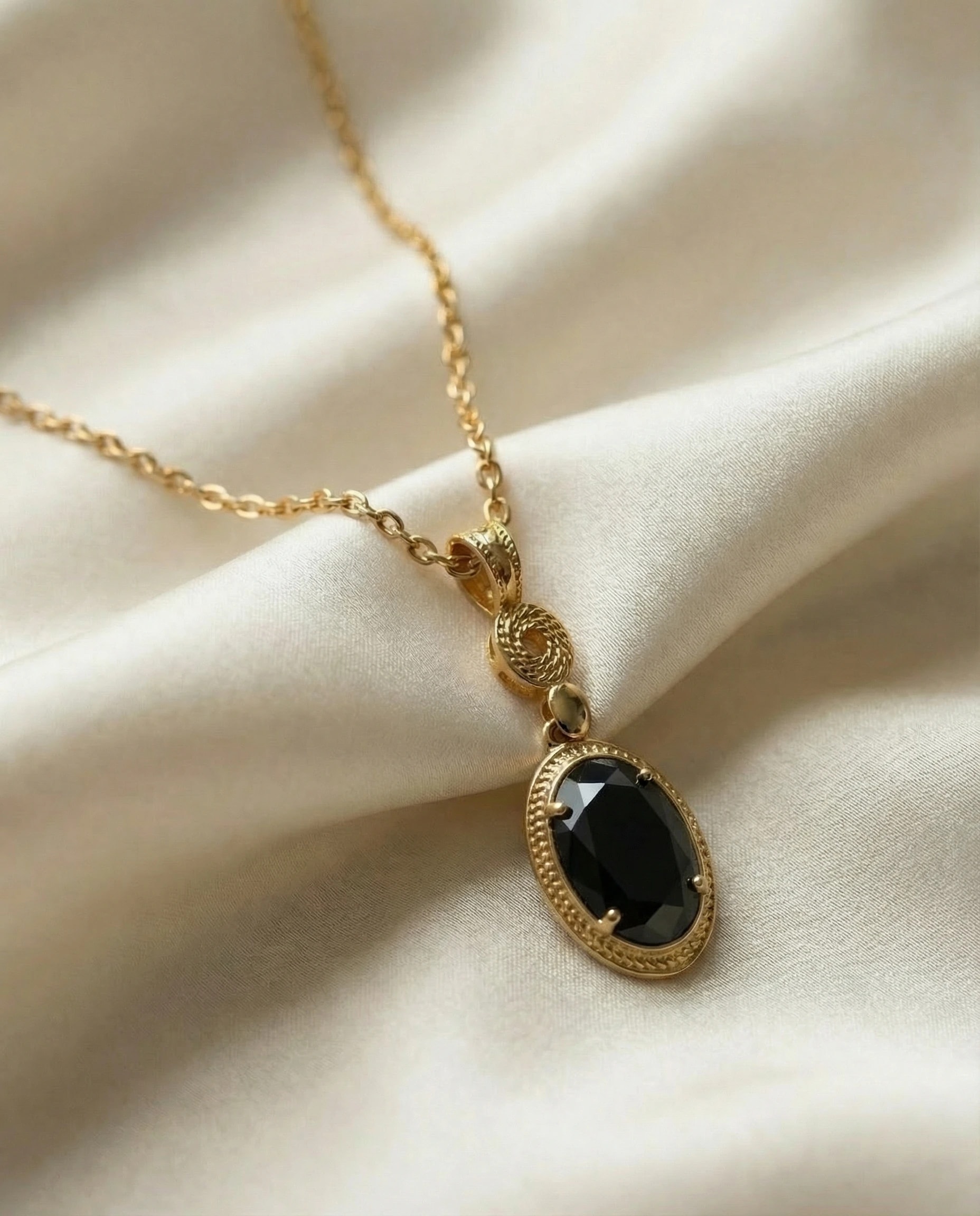 Collar Etruria - Ónix negro, Colección Etruria · vista 3