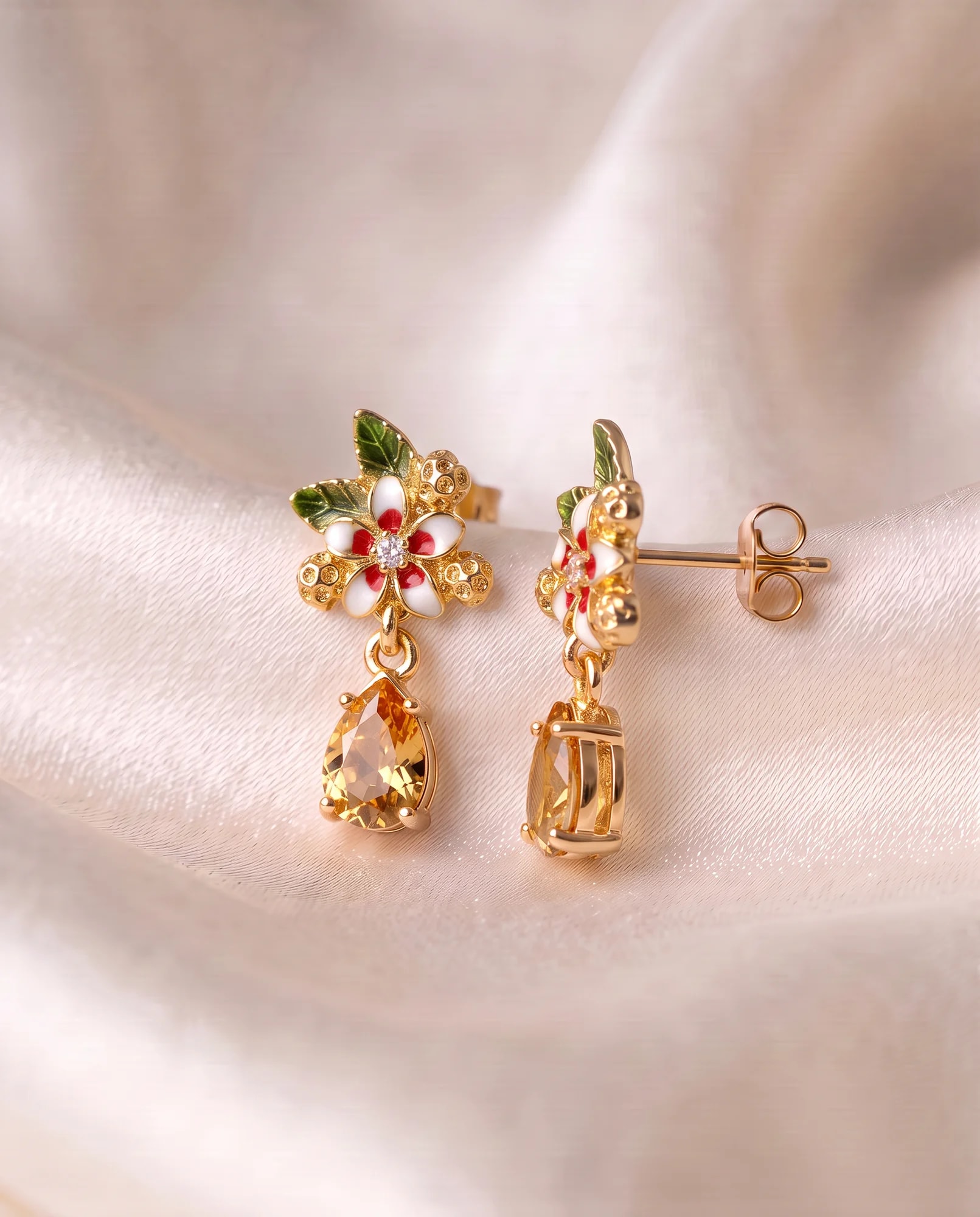 Pendientes Flora Mini, Colección Flora Mini · vista 2