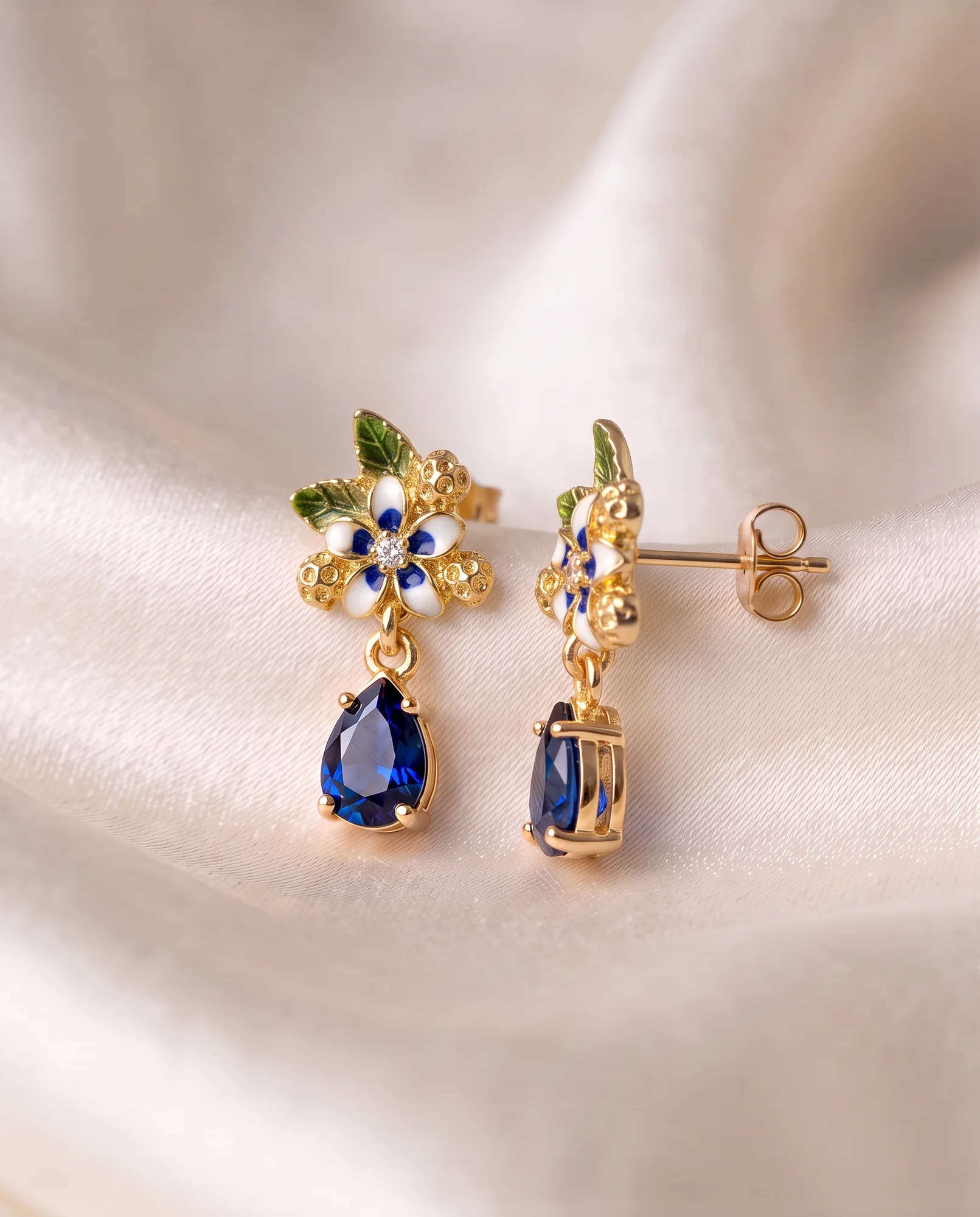 Pendientes Flora Mini, Colección Flora Mini · vista 2