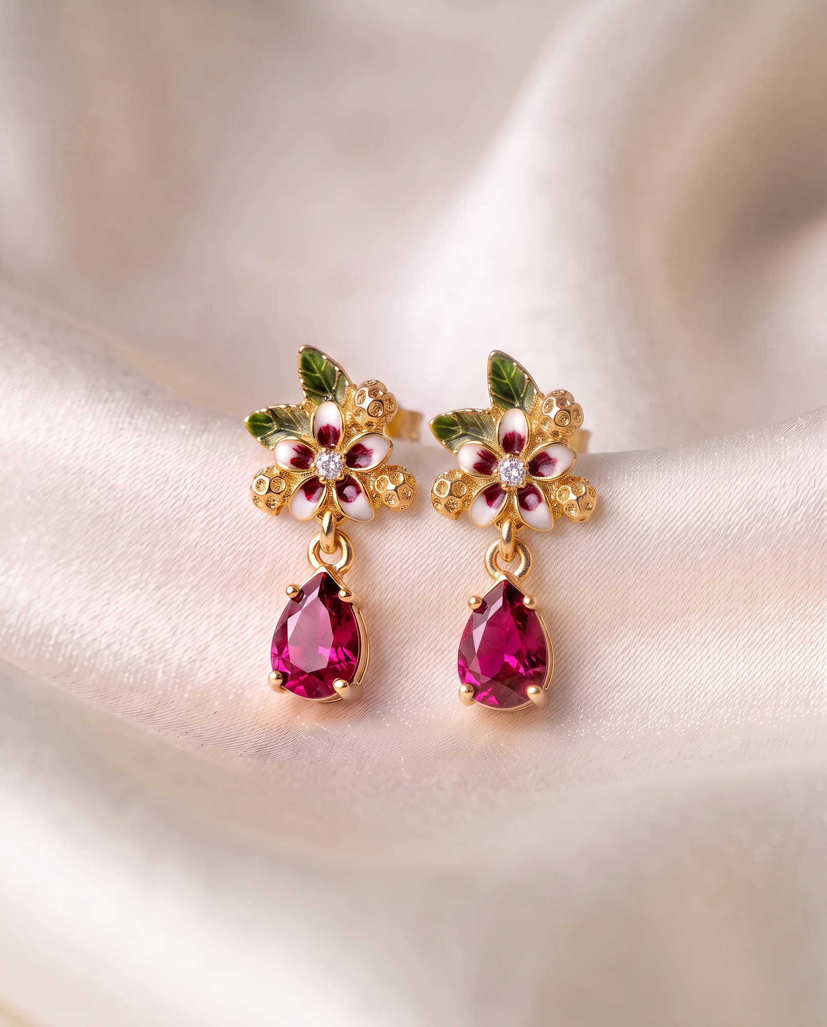 Pendientes Flora Mini, Colección Flora Mini · vista 1