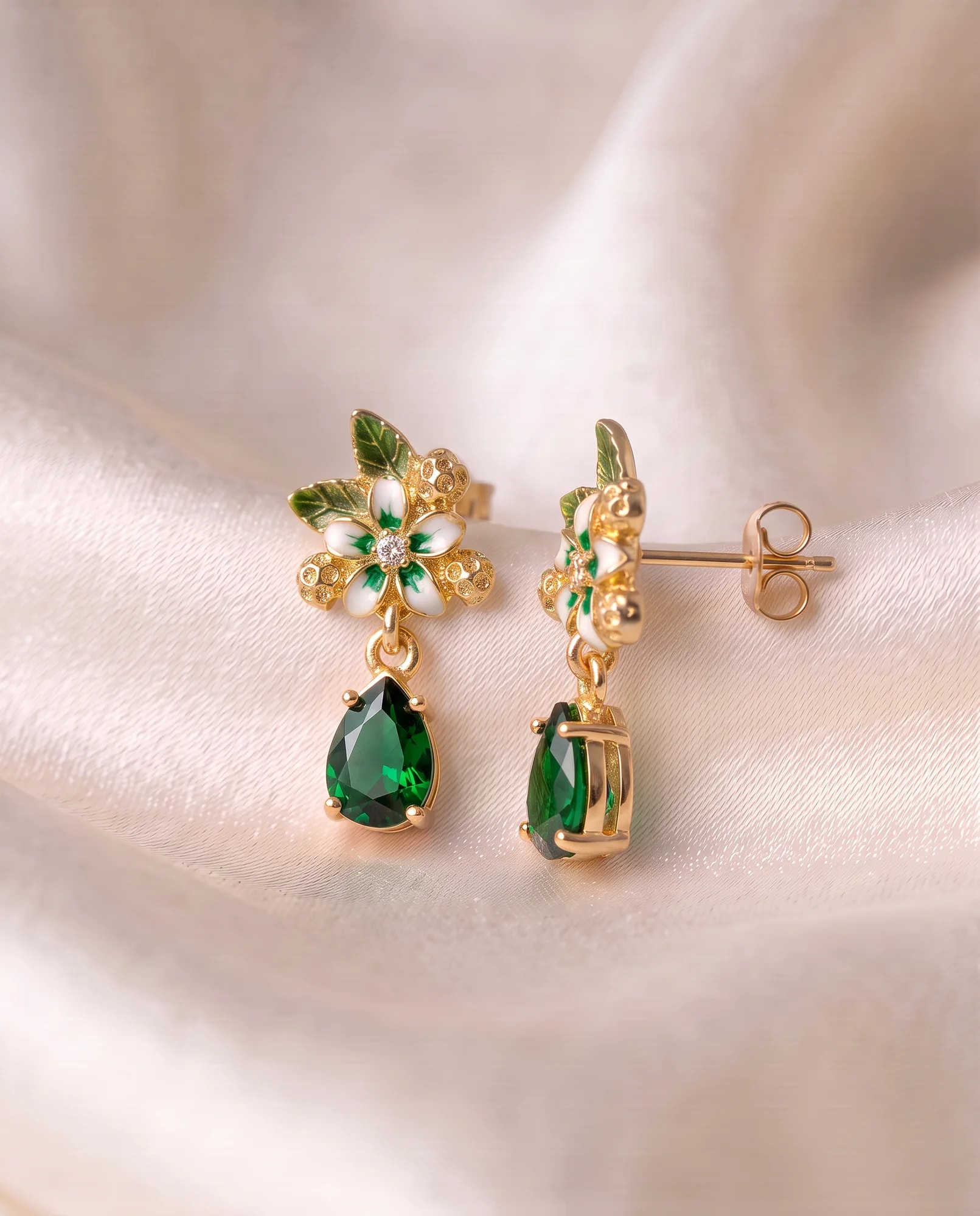 Pendientes Flora Mini, Colección Flora Mini · vista 2